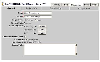 Lionbridge Lead Request Form